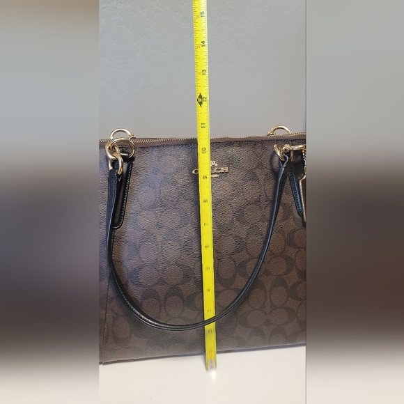 Coach Dark Brown Signature Tote - Picture 5 of 7